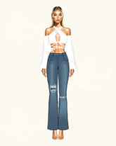 Top Abrazo - Flared Sleeves