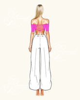 Top Enlace - Elbow-Length Sleeves