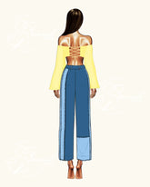 Top Enlace - Flared Sleeves