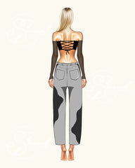 Top Enlace - Long Sheer Sleeves