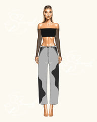 Top Enlace - Long Sheer Sleeves