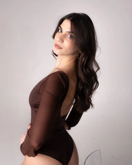 Bodysuit Estrella - Long Sheer Puffed Sleeves