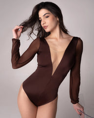 Bodysuit Estrella - Long Sheer Puffed Sleeves