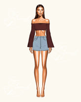 Top Sentimiento - Flared Sleeves