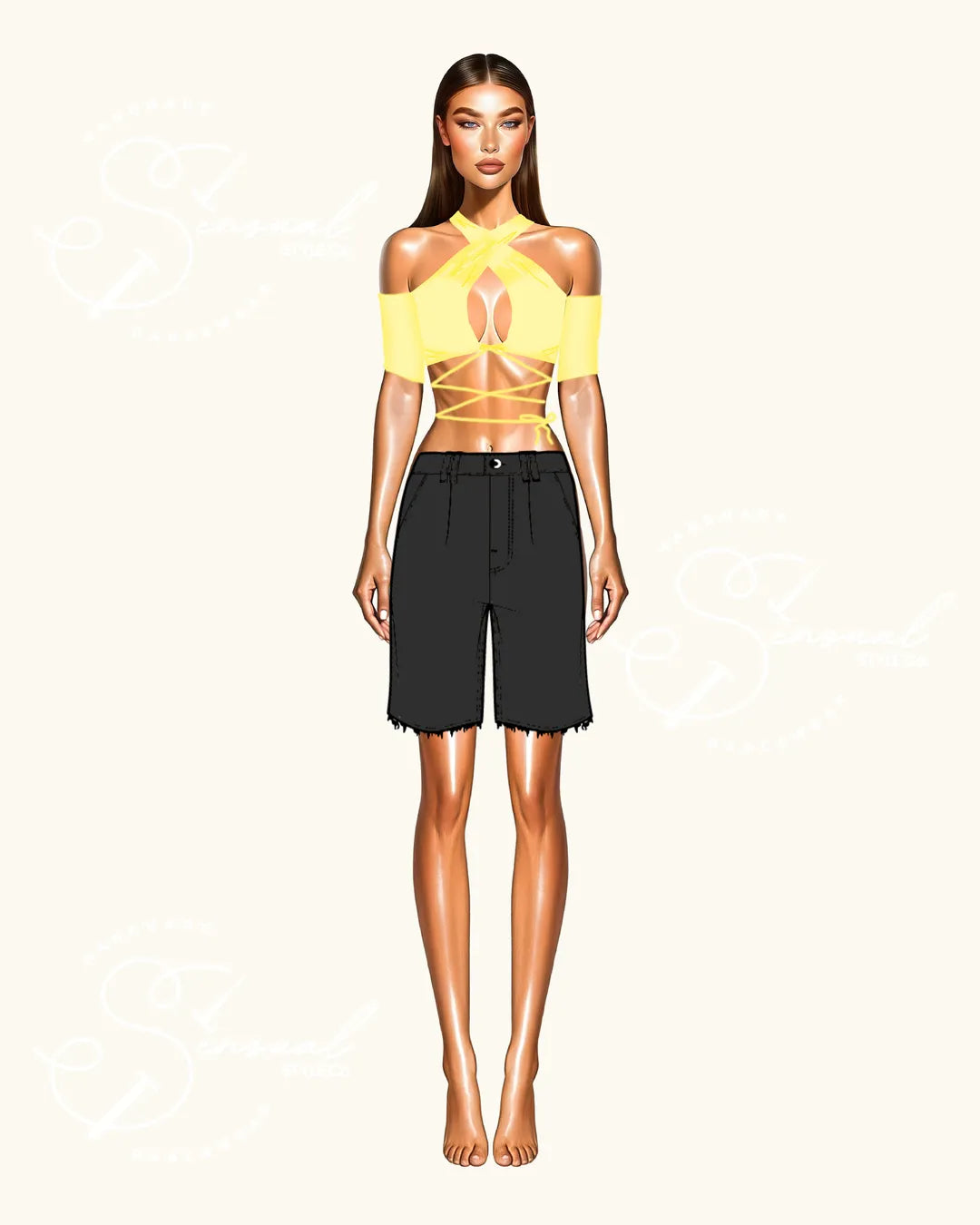 Top Abrazo - Elbow-Length Sleeves