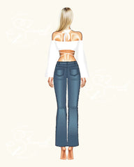 Top Abrazo - Flared Sleeves