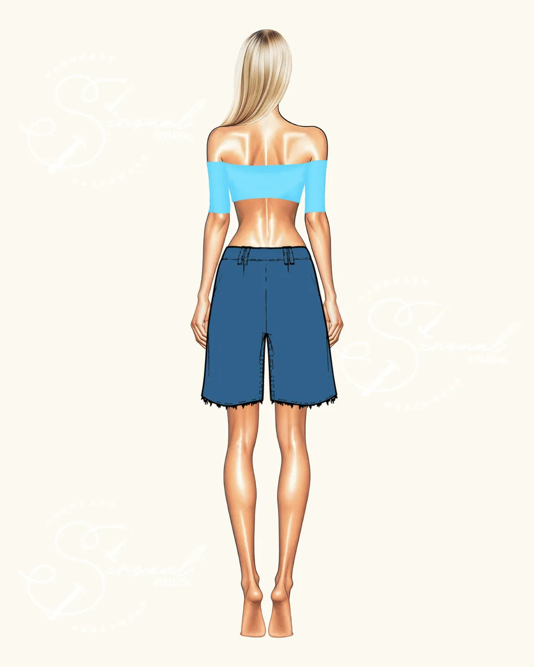 Top Corazón - Elbow-Length Sleeves