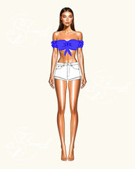 Top Corazón - Puffed Short Sleeves