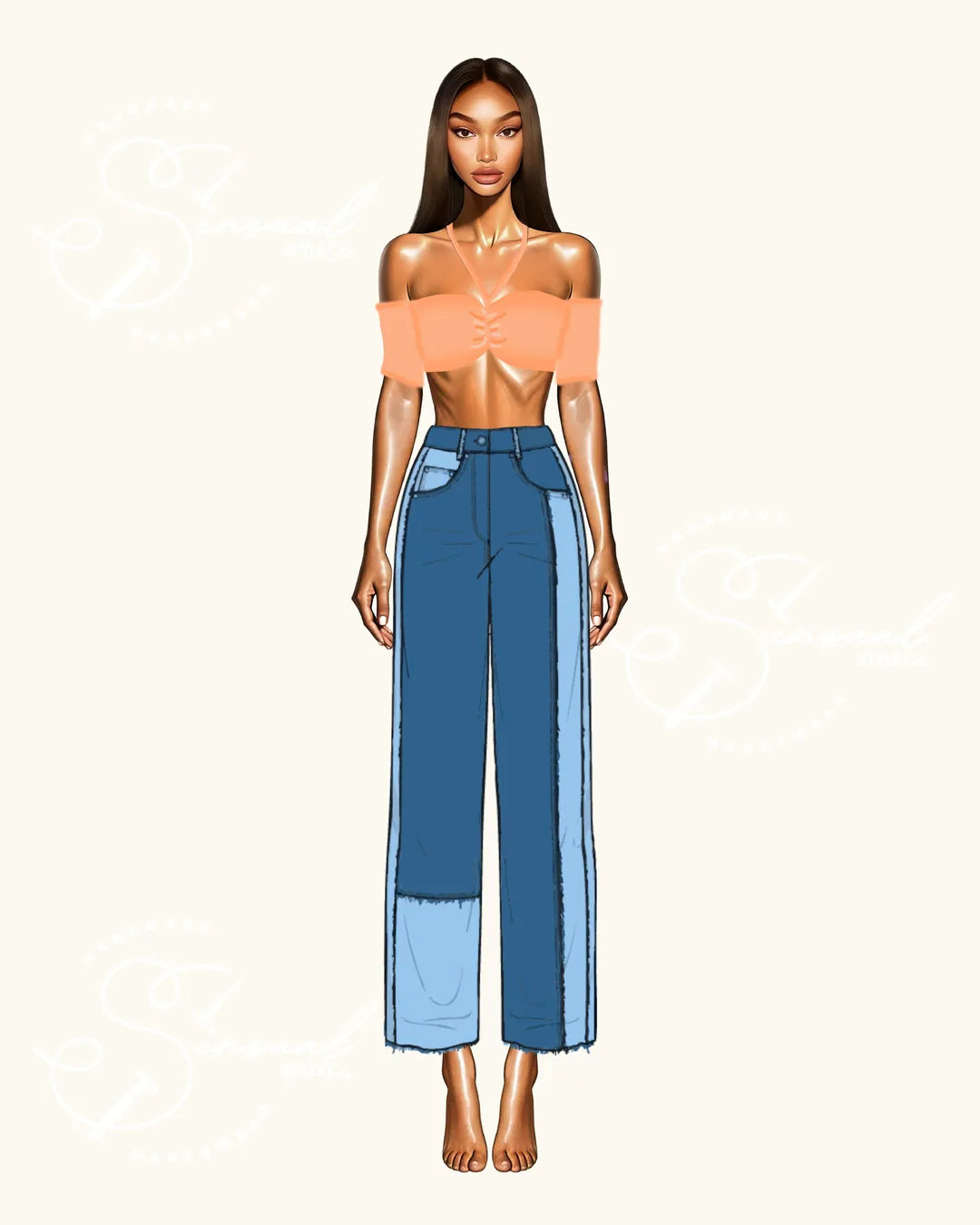 Top Destino - Elbow-Length Sleeves