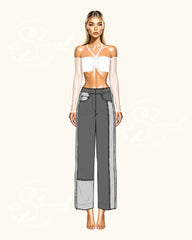 Top Destino - Long Sheer Sleeves