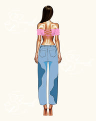 Top Enlace - Puffed Short Sleeves