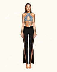 Pants Libertad - Wide Leg with Side Slits