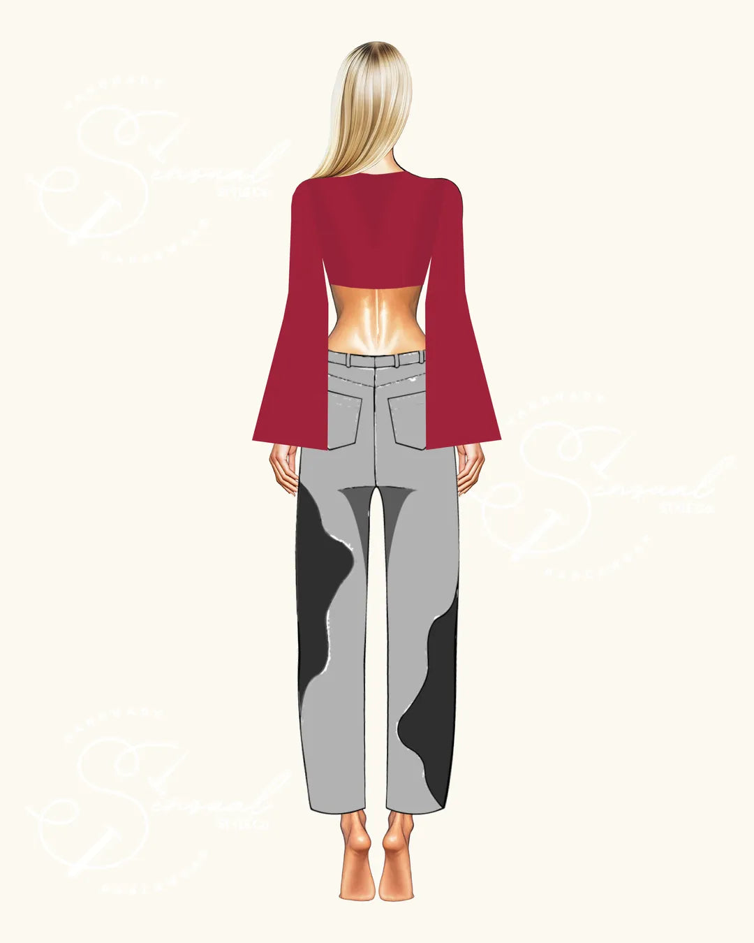 Top Reina - Flared Sleeves