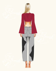Top Reina - Flared Sleeves