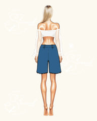 Top Sentimiento - Puffed Long Sheer Sleeves