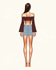 Top Sentimiento - Flared Sleeves