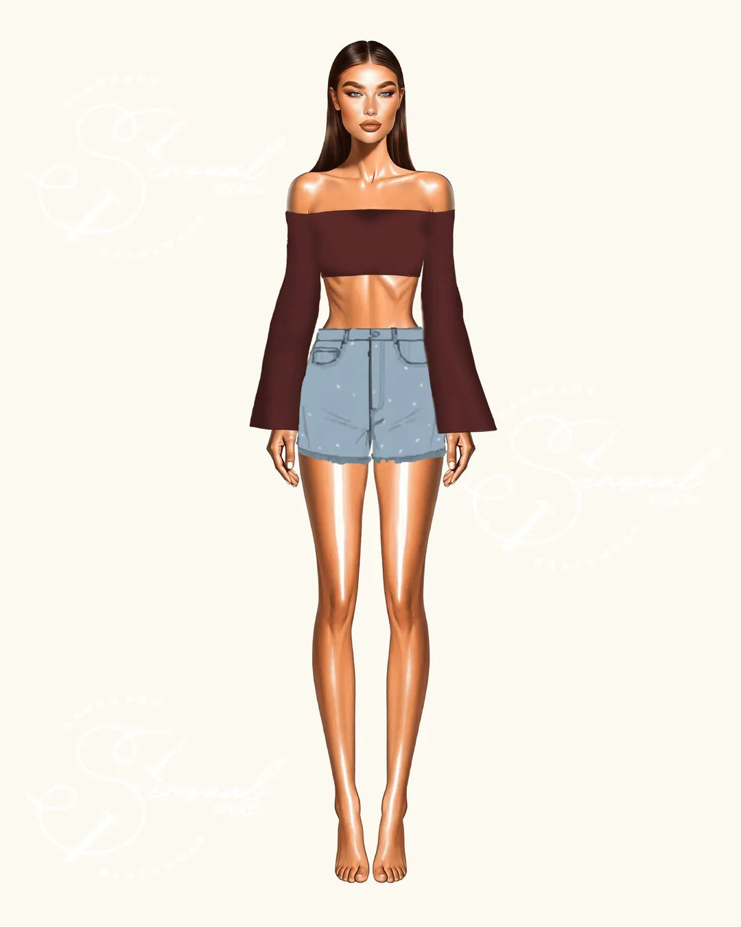 Top Sentimiento - Flared Sleeves