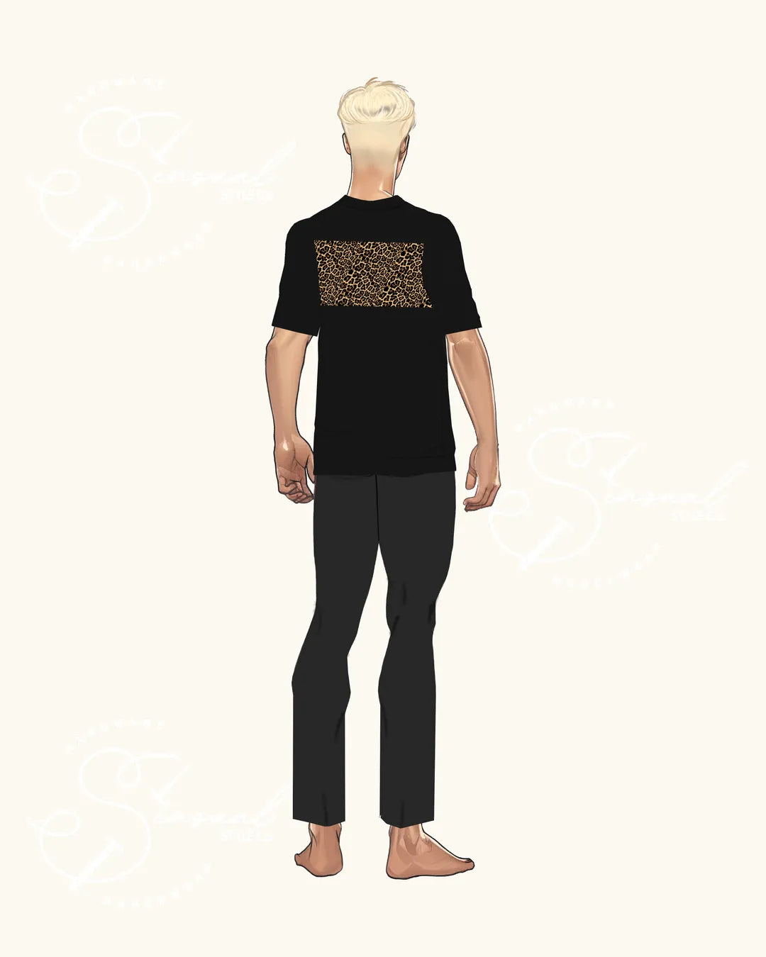 T-Shirt Lienzo - Black